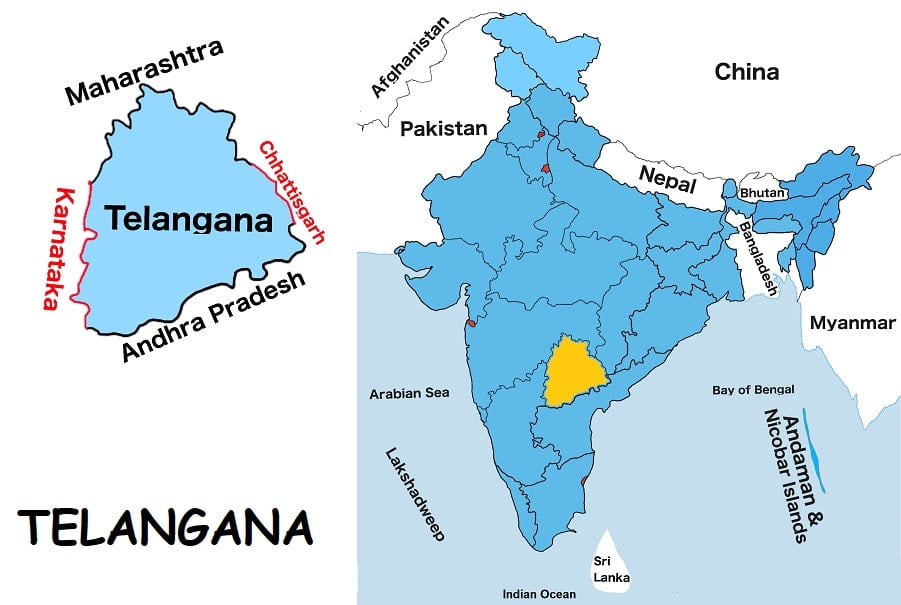 TELANGANA map